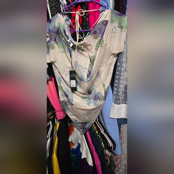 🍂🍁NWT FASHION NOVA MESH BODYSUIT 2X - Picture 4 of 7